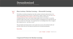 Desktop Screenshot of derandomized.com